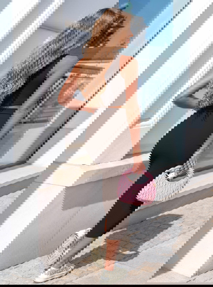 Czekoladowy prążkowany komplet...