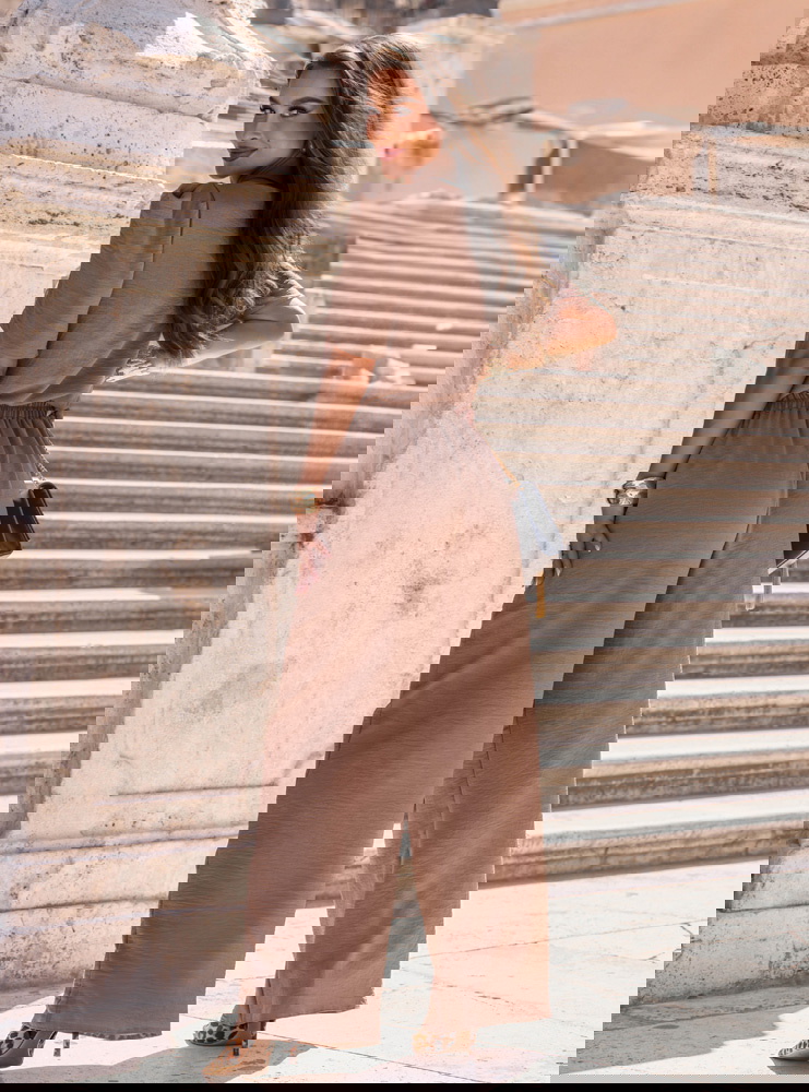 Komplet bluzka i szerokie spodnie...