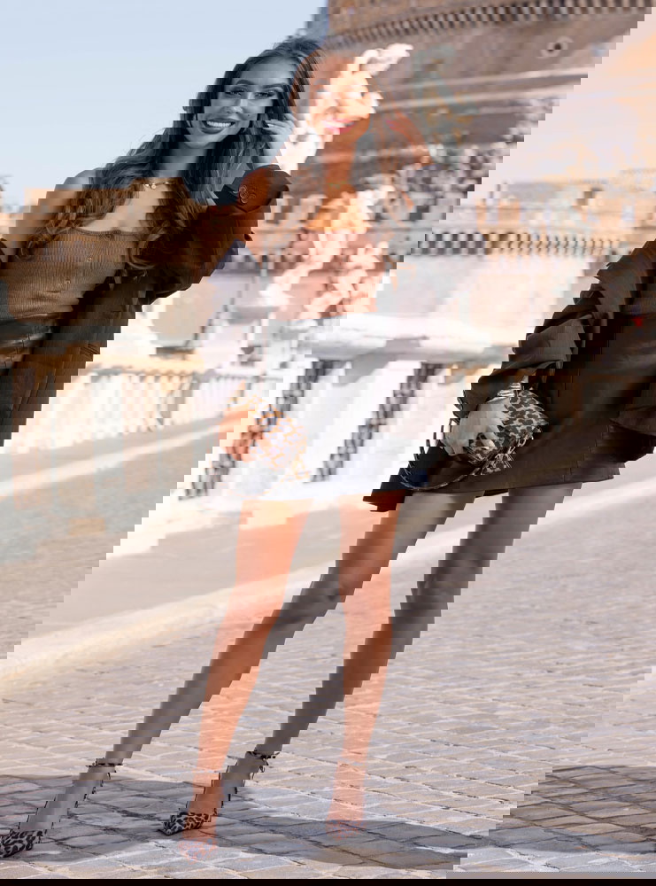 Prążkowany top na ramiączkach Candan...