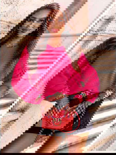 Sweter oversize z długimi... 2