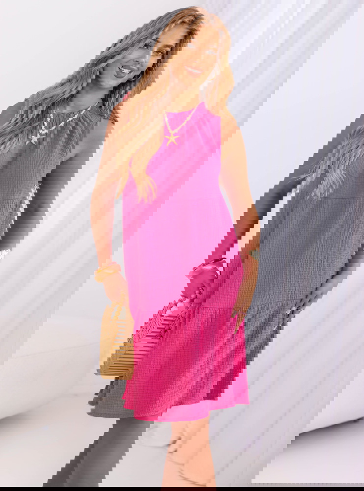 Muślinowa sukienka mini Fabrinaa -...