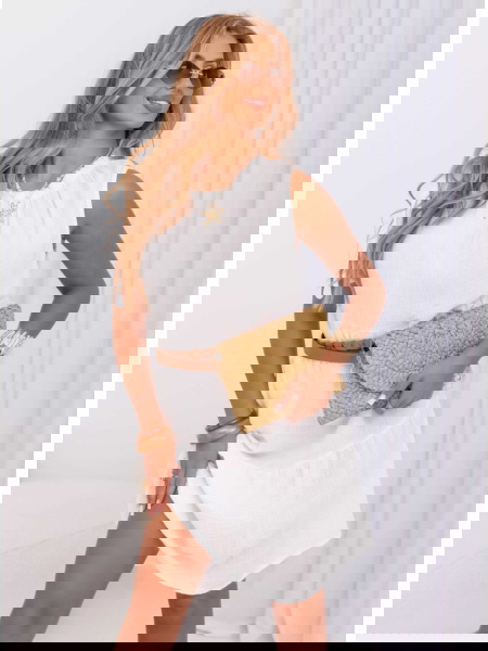 Biała muślinowa sukienka... 2