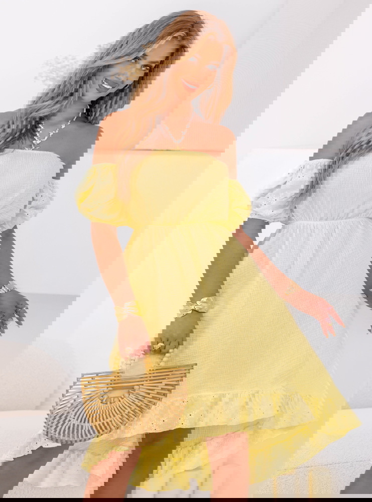 Muślinowa sukienka typu hiszpanka...