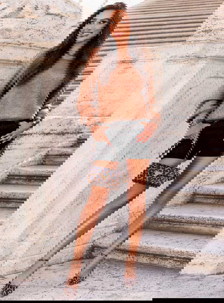 Sweter z wiązaniem na plecach Maenrie...