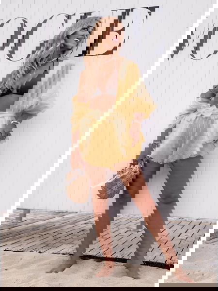 Muślinowy komplet narzutka...