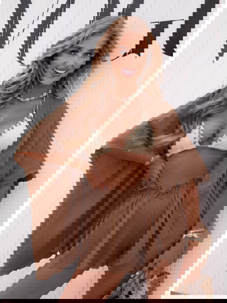 Muślinowy komplet narzutka... 2