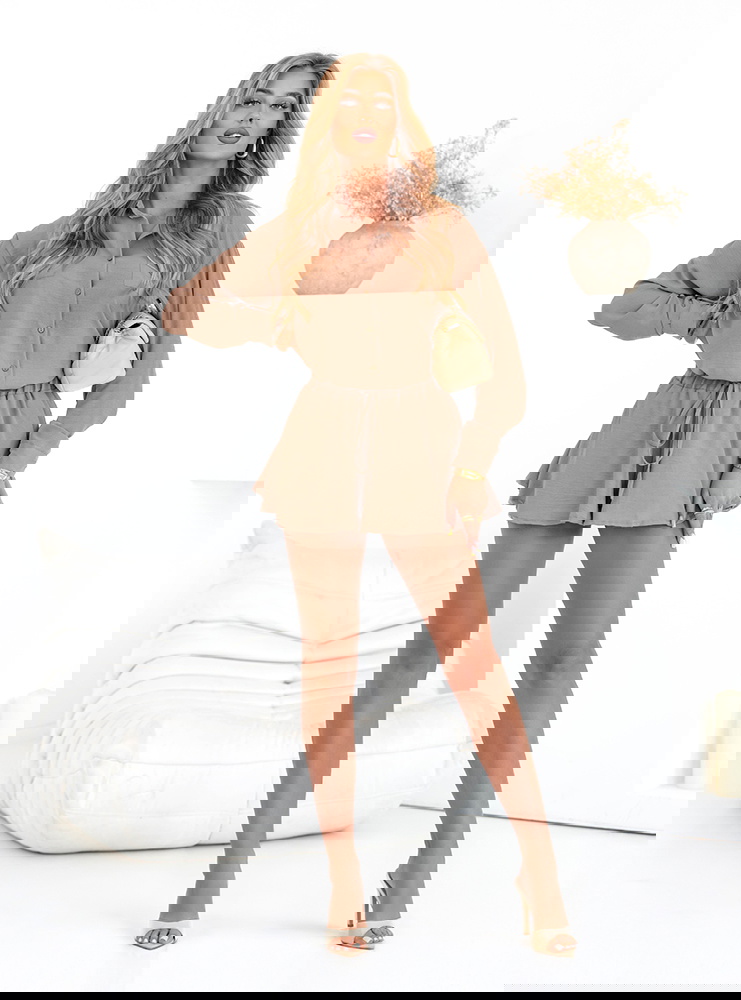 Komplet koszulowy top i rozkloszowane...