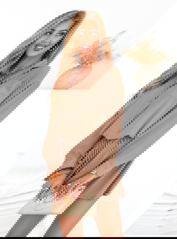 Komplet koszulowy top i rozkloszowane...