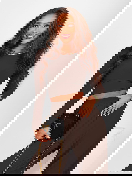 Czekoladowy komplet bluzka... 2