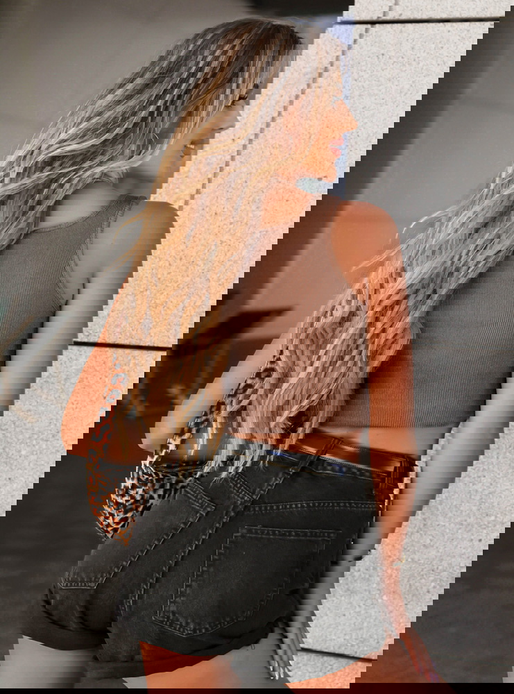 Top na ramiączka Jerin - mocha mousse