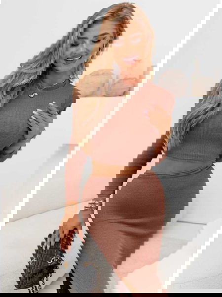 Prążkowany komplet...