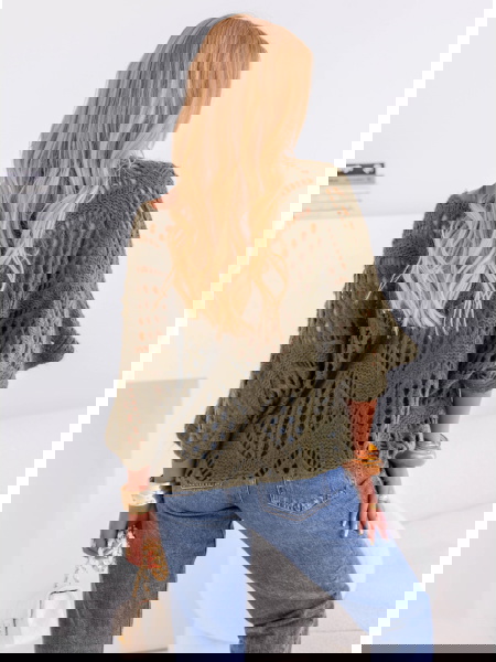 Ażurowy sweter oversize... 2