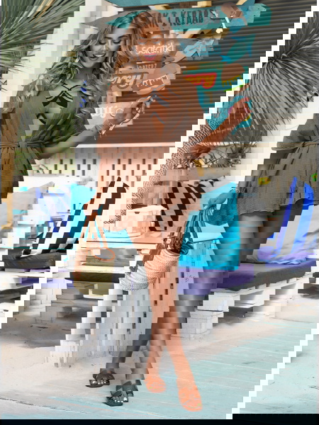 Muślinowy komplet narzutka... 2