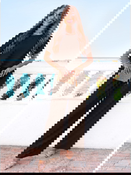 Czekoladowy komplet bluzka... 2