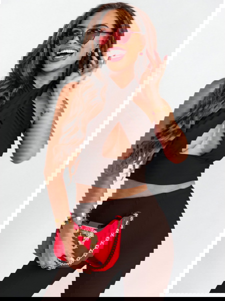 Czekoladowe spodnie typu... 2