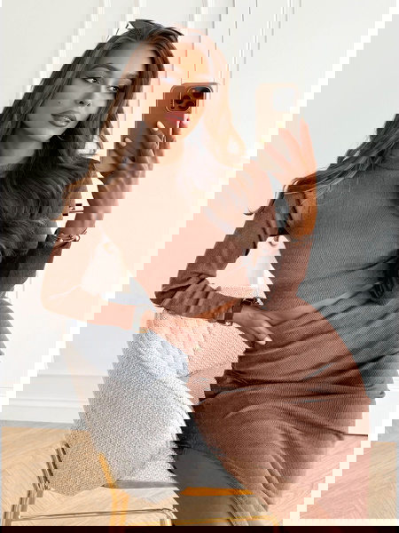 Prążkowany komplet...