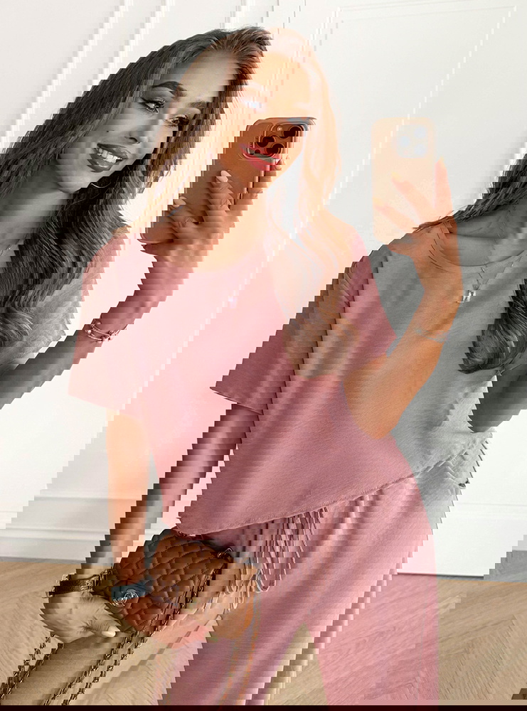 Komplet bluzka z krótkim rękawem i...