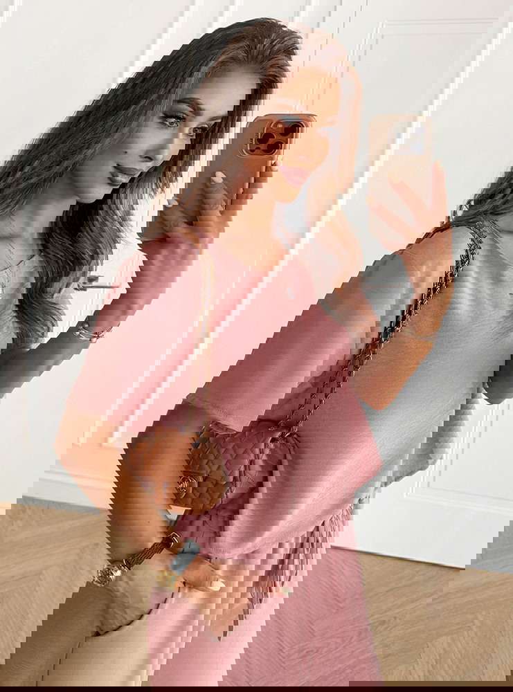 Komplet bluzka z krótkim rękawem i...