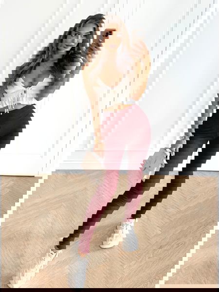 Bordowe prążkowane...