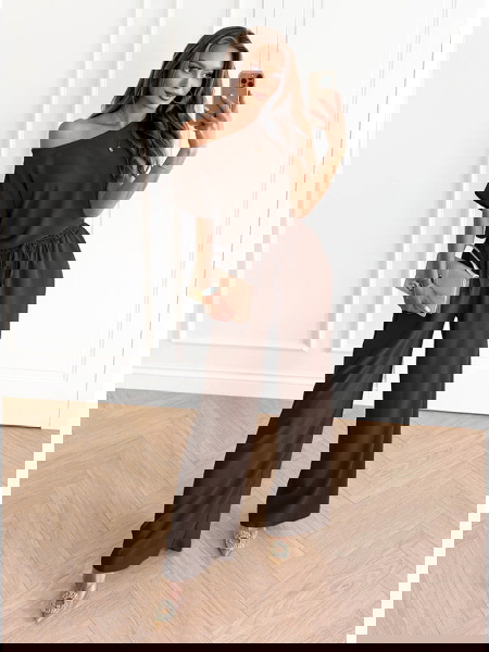 Czekoladowy komplet bluzka... 2