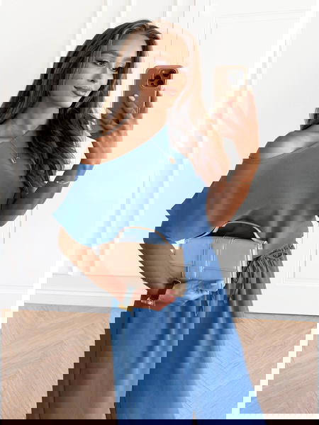 Komplet bluzka z krótkim...