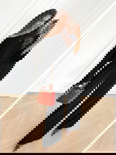 Czarny komplet koszulka i... 2