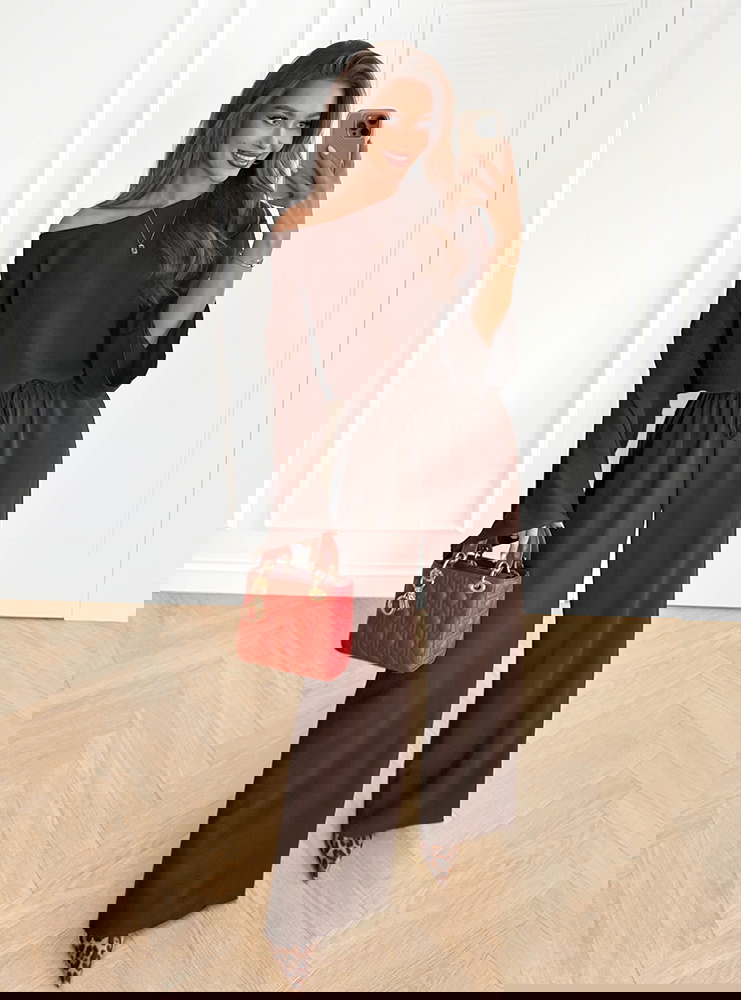 Czekoladowy komplet koszulka i...