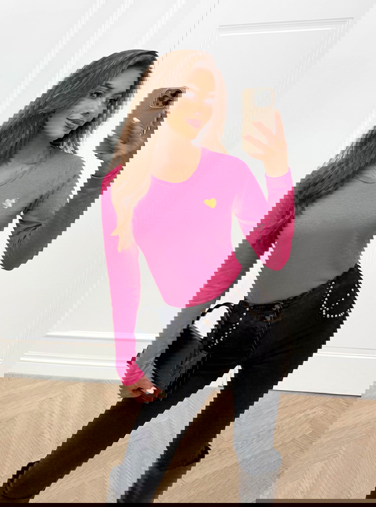 Koszulka na długi rękaw z ozdobnym...