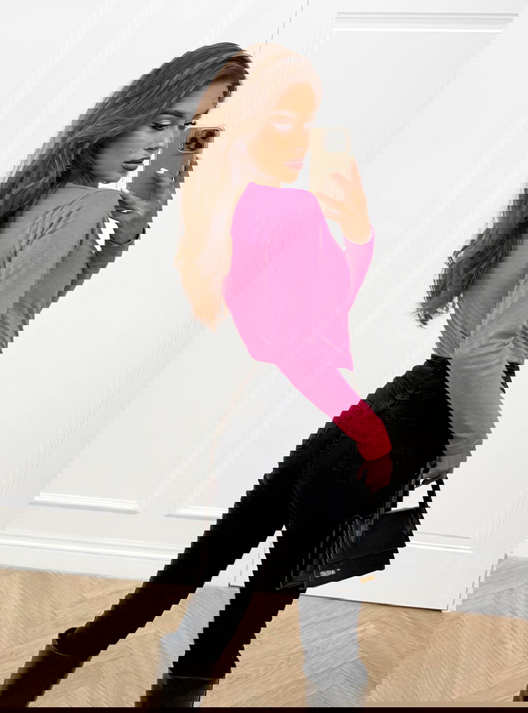 Koszulka na długi rękaw z ozdobnym...