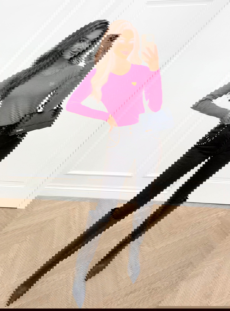 Koszulka na długi rękaw z ozdobnym...