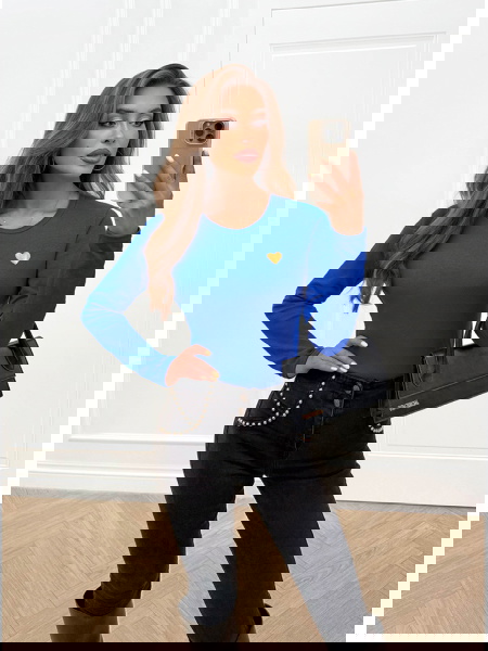 Chabrowa koszulka na długi... 2