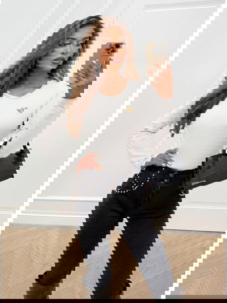 Biała koszulka na długi... 2