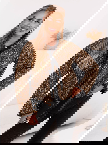 Lekka pikowana kurtka z...