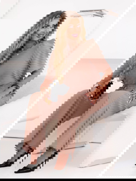 Komplet bluzka i szerokie...