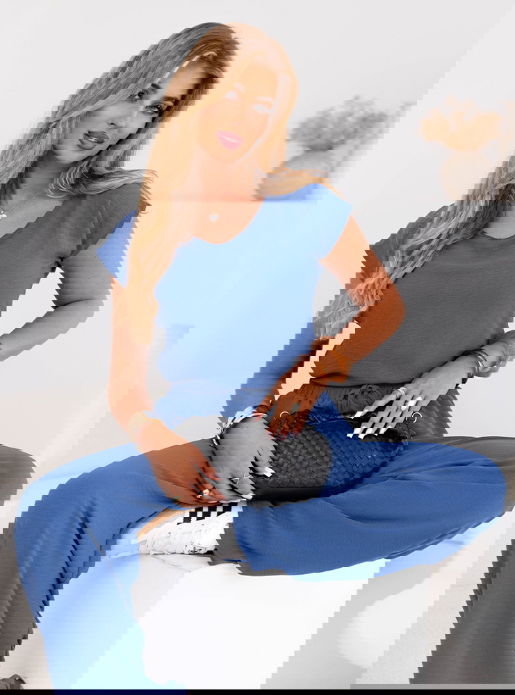 Komplet bluzka z krótkim rękawem i...