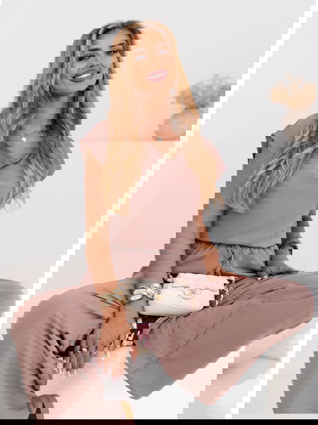 Komplet bluzka z krótkim... 2