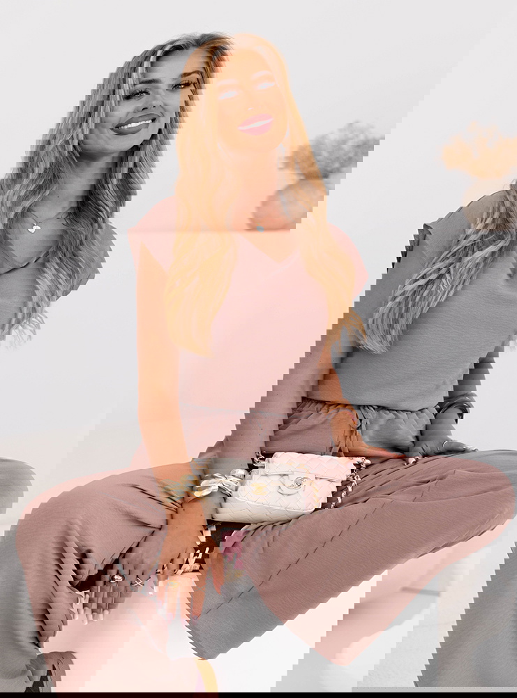 Komplet bluzka z krótkim rękawem i...