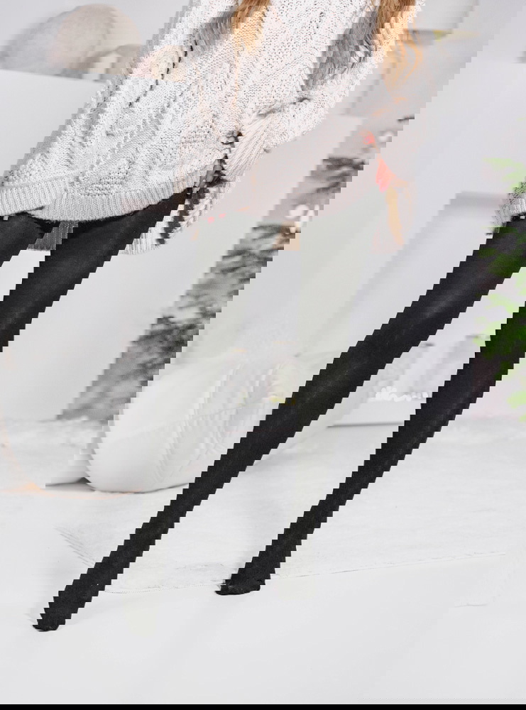 Grafitowe kryjące rajstopy Lozzi