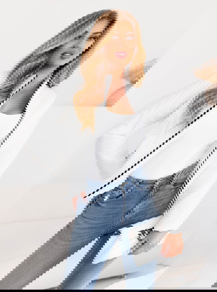 Biała pikowana kurtka Meropi