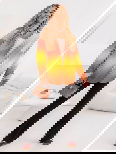 Kolorowa pikowana kurtka...