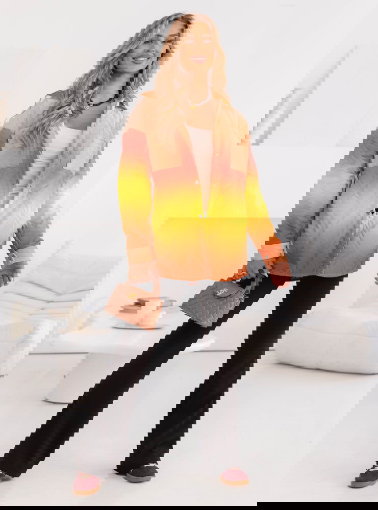 Kolorowa pikowana kurtka Rypsyma - wzór 3