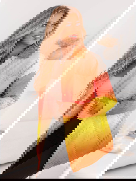 Kolorowa pikowana kurtka... 2