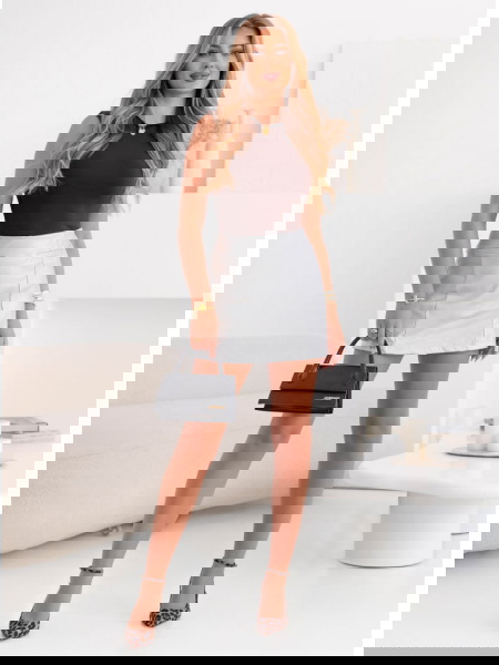 Srebrne spódnico-spodenki z... 2