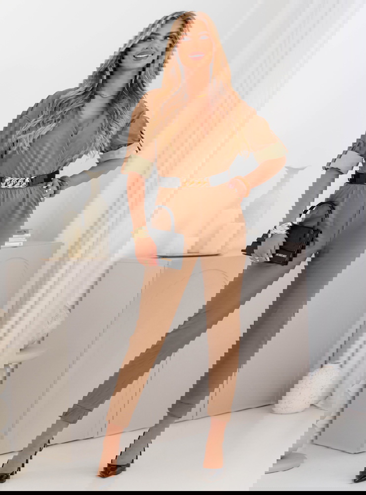 Kombinezon z eko skóry Mychele -...