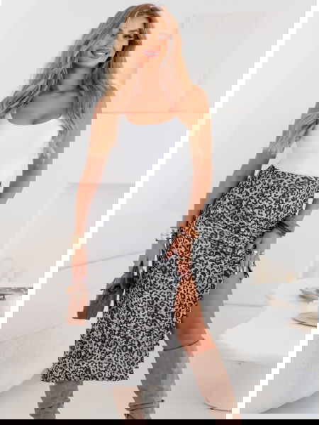 Dopasowana spódnica midi z...