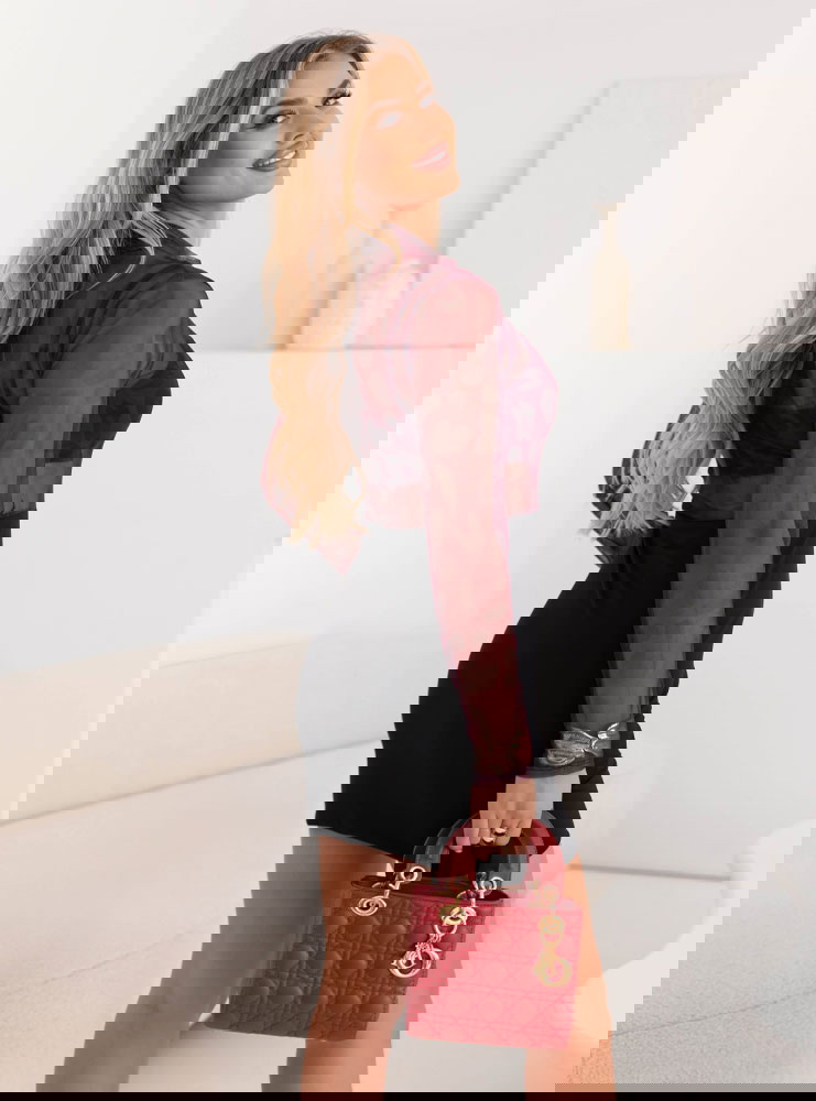 Tiulowa sukienka mini Hereswita - wzór 7