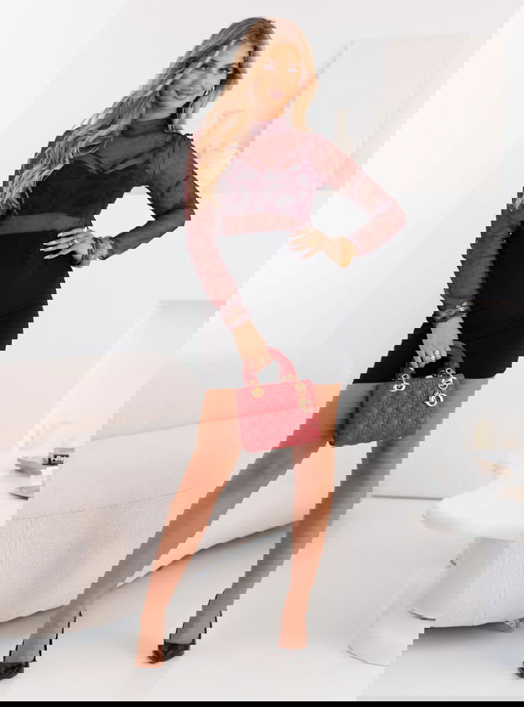 Tiulowa sukienka mini Hereswita - wzór 7