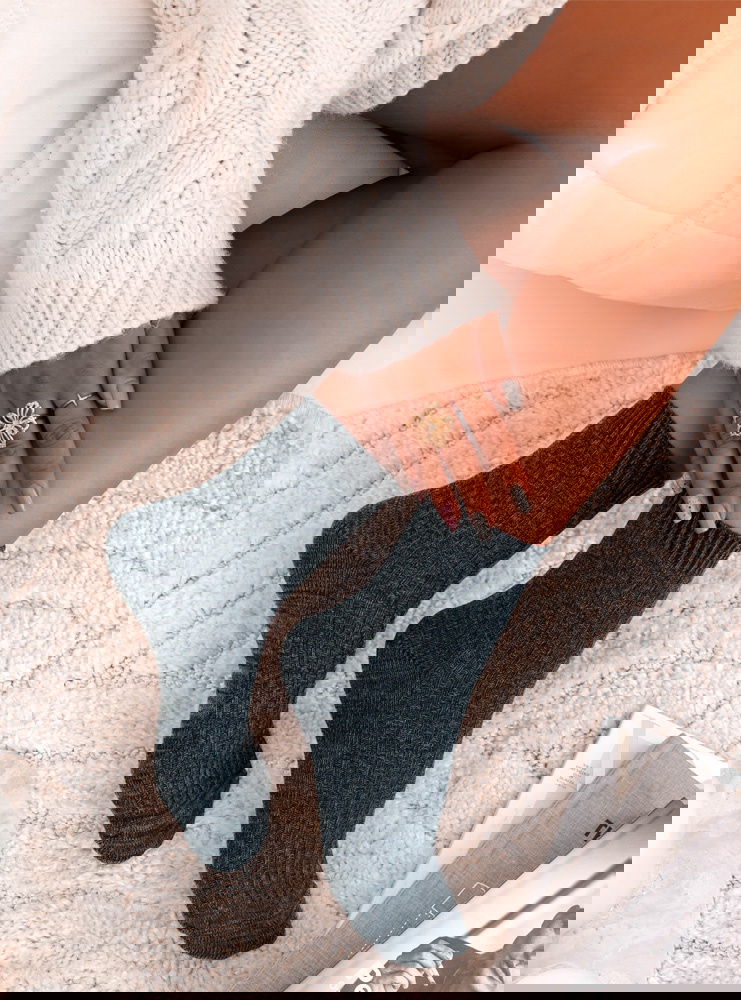 Granatowe skarpetki damskie Tamarii