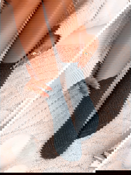 Granatowe skarpetki damskie... 2