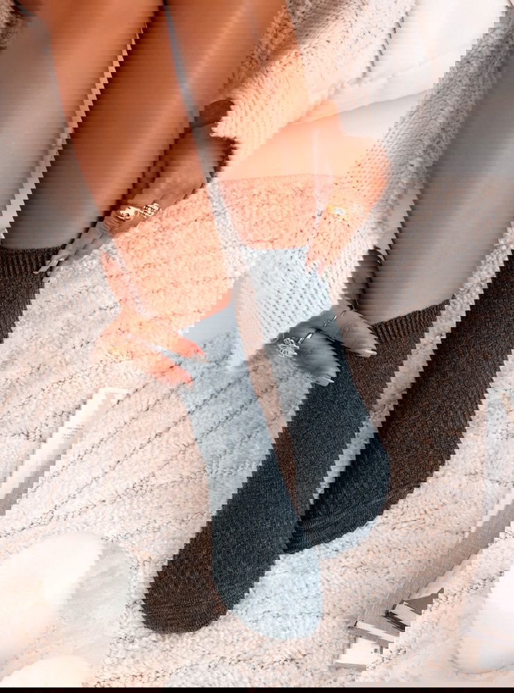 Granatowe skarpetki damskie Tamarii